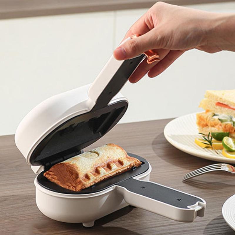 Multifunktionaler praktischer Frühstücksautomat, Kleine Küchen-Sandwichmaschine Brot Panini Spießtreiber Hot Dog Maker