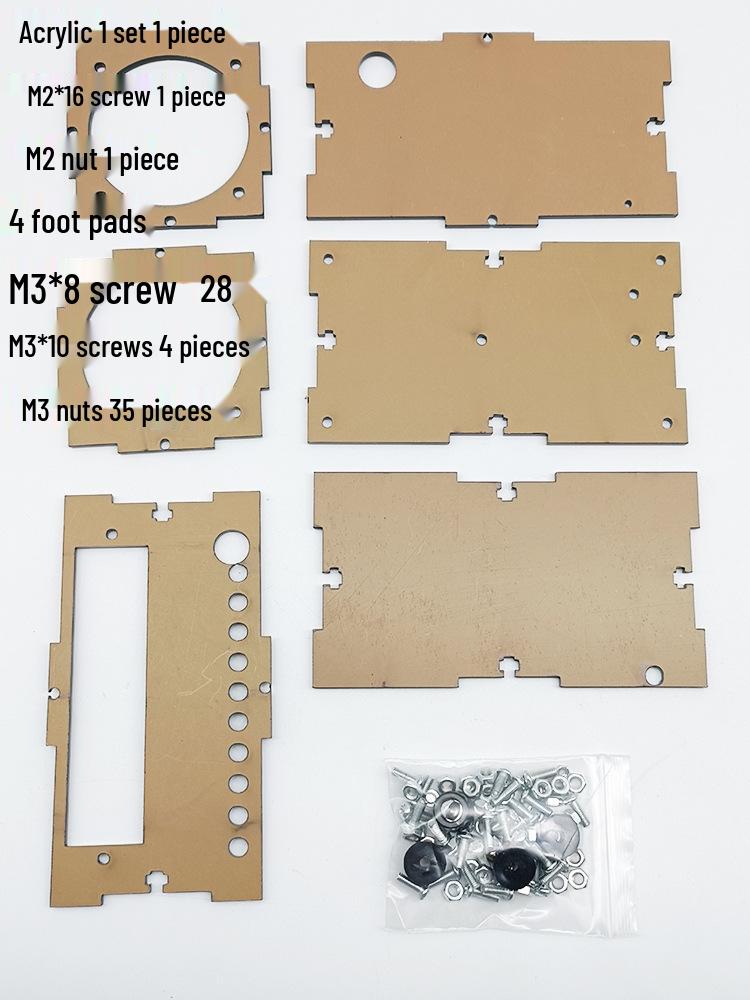 Bluetooth-Enabled DIY FM Radio Kit with Power Indicator and TFT/U Disk Support