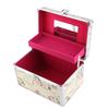 Large Capacity Makeup Bag, Eyelash Extension Tool Storage Box, Aluminum Alloy, Sturdy, Double Layer