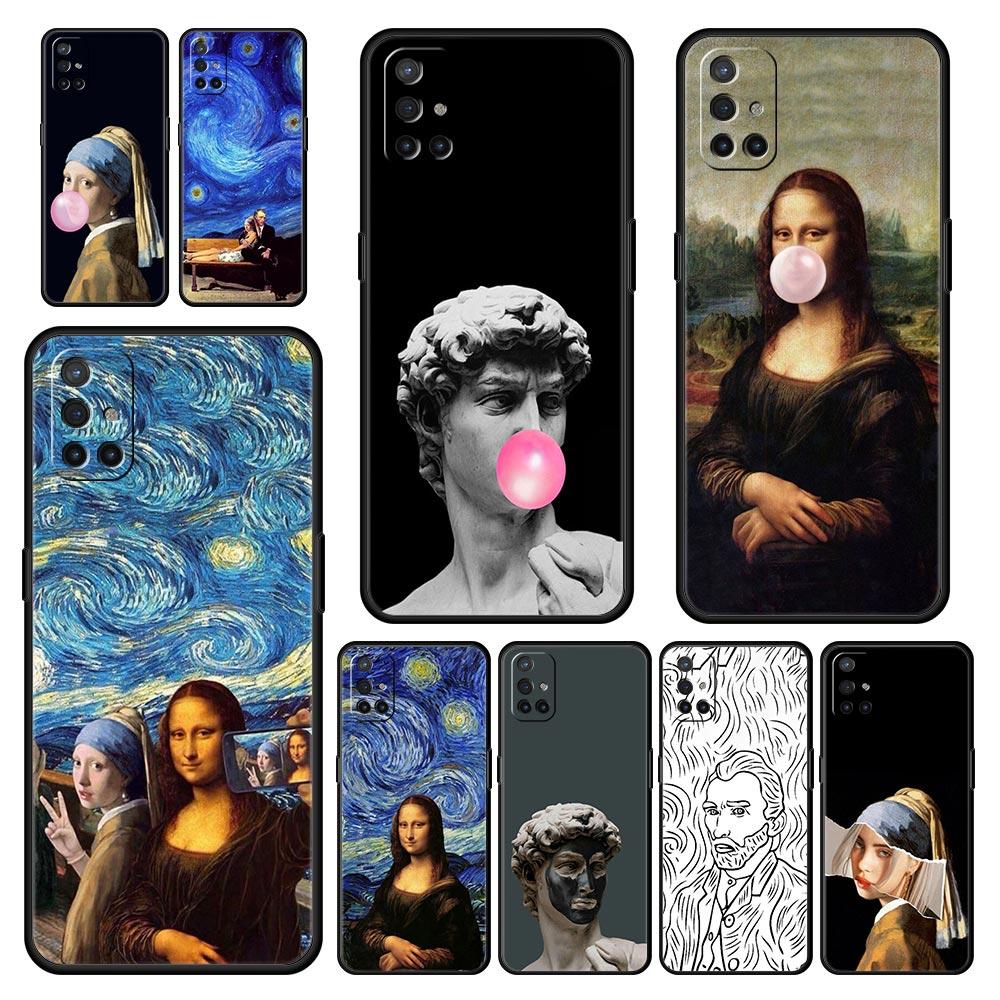 Case For OnePlus 12 11 10 9 Pro 9T 12R 10R 9R 9RT 10T 8T 8 7 6T 7T Nord 2T CE 2 5G N200 N10 Cover Art Aesthetic David Mona Lisa