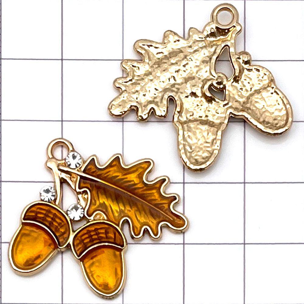 20pcs Thanksgiving Pendants: Colorful Enamel Pumpkin, Turkey, Maple Leaf Charms for DIY Jewelry Accessories