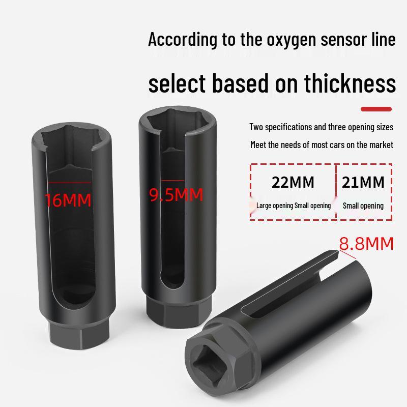 22mm Car Oxygen Sensor Removal Tool - Special Socket Wrench