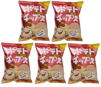 Kartoffelchips Gemüseconsommé Geschmack 60g x 5 im Inland angebaute Kartoffeln [Soukensha] / 100%
