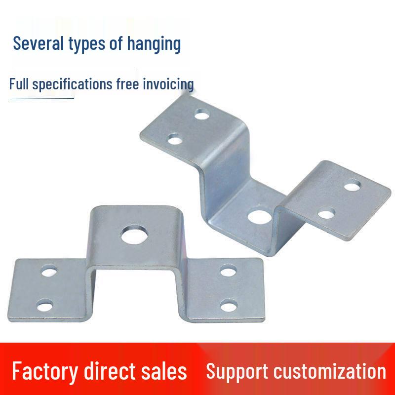 U-Shaped and C-Shaped Galvanized Saddle Clip Bracket for Various Applications M8 (100 pcs)