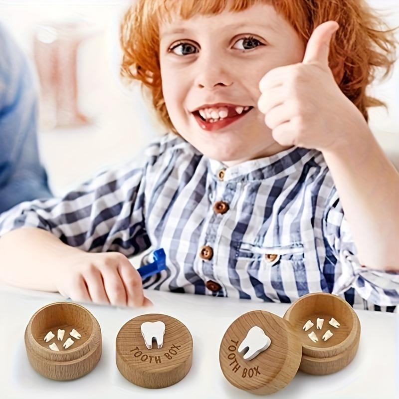 Tooth Box Carving Souvenir Box Christmas Halloween Thanksgiving New Year Valentine's Day Gift Ring Storage Box