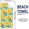 Cartoon character Simpsons Microfiber Quick Dry Beach Towel Cute Cartoon Anime Absorbent Soft Bath Towel for Travel Adult Kids