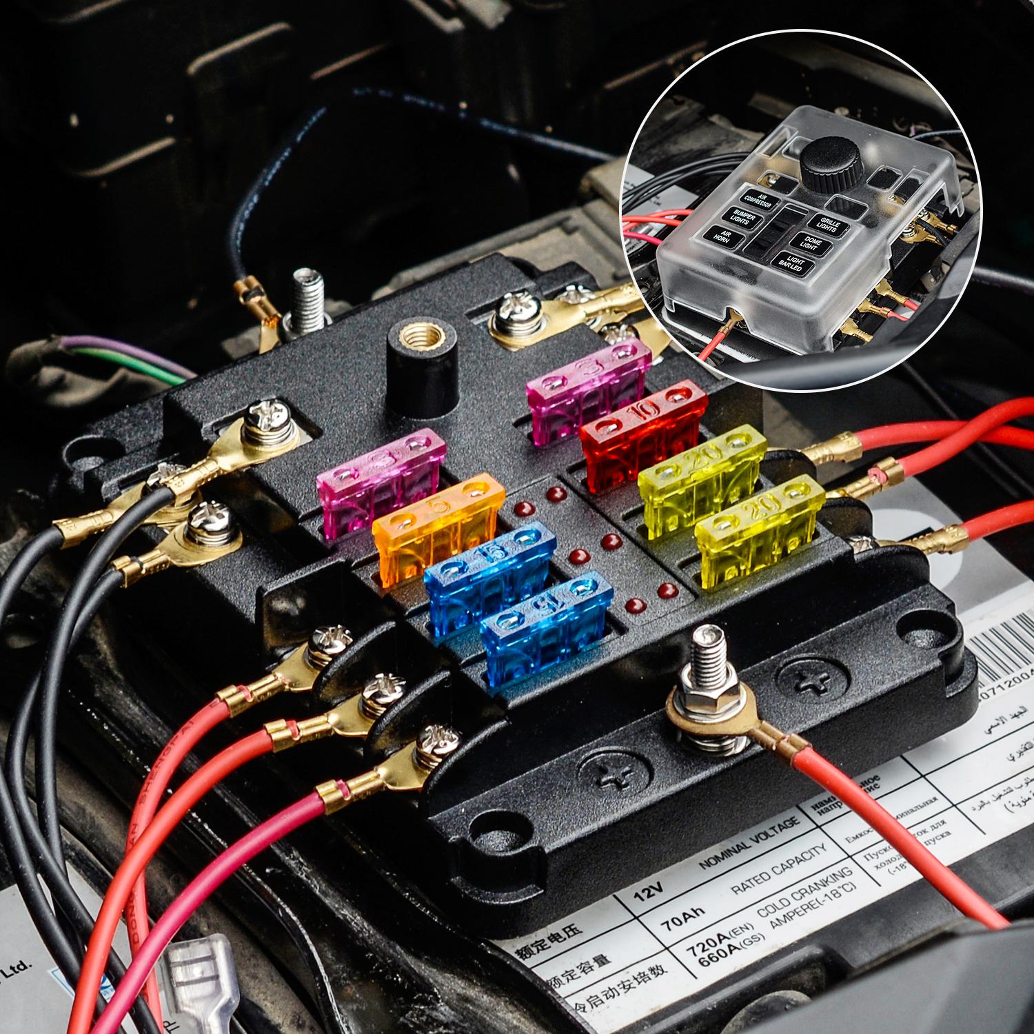 Водонепроницаемый блок предохранителей 12 В — фото 19