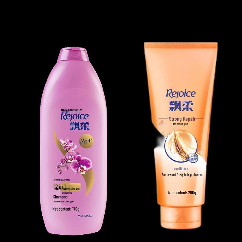 Набор Rejoice: Увлажняющий разглаживающий шампунь и восстанавливающий кондиционер