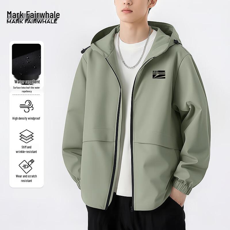 

Mark Fairwhale Men s Loose Waterproof Windproof Jacket