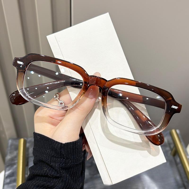 New Square Frame Micro Studs Blue Light Blocking Presbyopia Glasses Unisex Fashion HD Reading Glasses Diopter 0 To +4.0