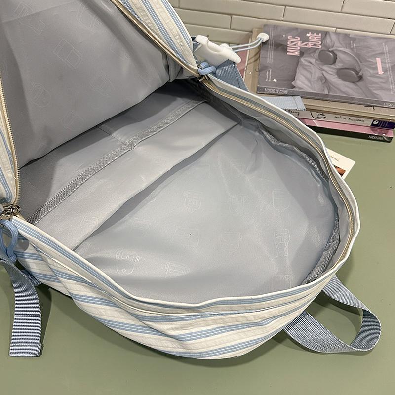 Backpack Junior High School Student Light Schoolbag Girl's Large Capacity Backpack