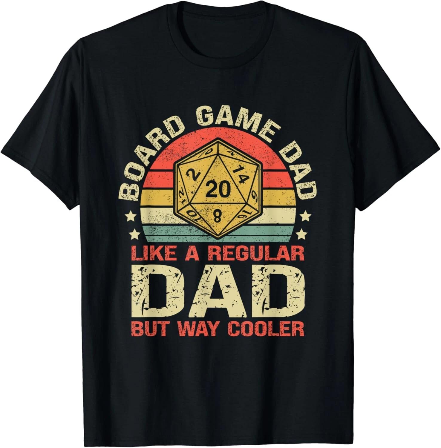 

Board Game Dad Funny Board gamer father Saying Gift Unisex T-Shirt L