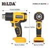Industrial Wireless Hot Air Gun with Large Lithium Battery for Heat Shrink Film and Plastic Welding