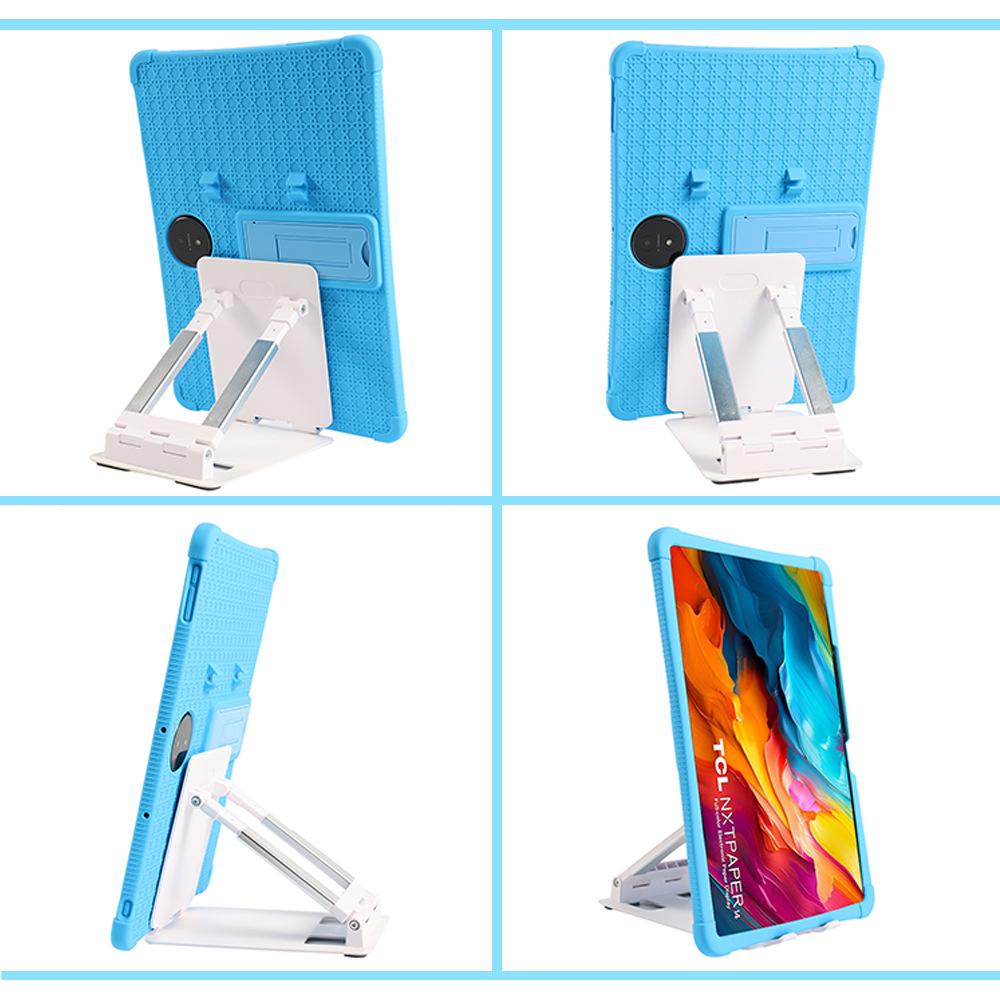 For TCL NxtPaper 14 Case Kickstand PC+Silicone Anti Slip Shockproof Tablet Cover
