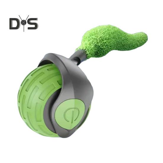 

Интерактивная игрушка-мяч для кошек, перезаряжаемая через USB, катящаяся игрушка-мяч с двухскоростной регулировкой, автоматическая движущаяся игрушка для кошек с хвостом для домашних кошек D