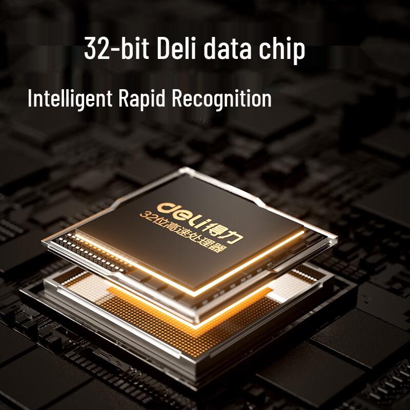 Deli Wireless 1D Laser Barcode Scanner with Charging Cradle