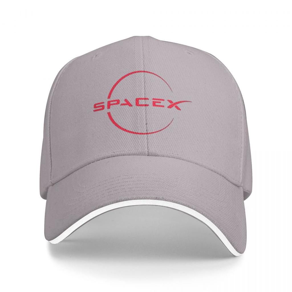Spacex Spacex Logo Baseballkappen Snapback Baseballmützen Atmungsaktiv Lässig Kappe Outdoor Unisex