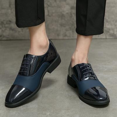 Mode für Männer formelle Lederschuhe Klassischer Gentleman-Retro-Stil Freizeit Outdoor Party Tägliches Business Büro Hochzeit Trauzeugenschuhe