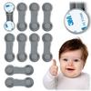 Ricokids 798301 Cabinet Opening Protection 10 Pcs Gray