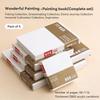 200 g/m² Papier Zeichenbuch für Aquarell Acryl Marker Stift Ölfarbe Gouache Mini Tragbar Studentenhandbuch Notiz Skizzenbuch