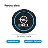 2pcs Car Cup Pad Silicone Water Coaster Drink Cup Non-slip Mat For Opel Insignia Astra G J F K Vectra C H Corsa C B D Omega