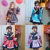 Kimono Cosplay Japanese Costume Stage Performance Outfit Girls Multiple Colors