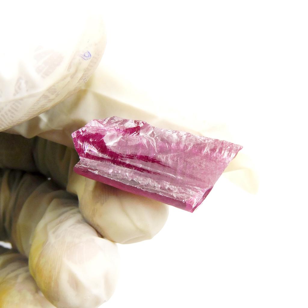 ZERTIFIZIERTER 40 Karat Roter Roher Natürlicher Rubin Unbeschnittener Roher Seltenes Lose Edelstein