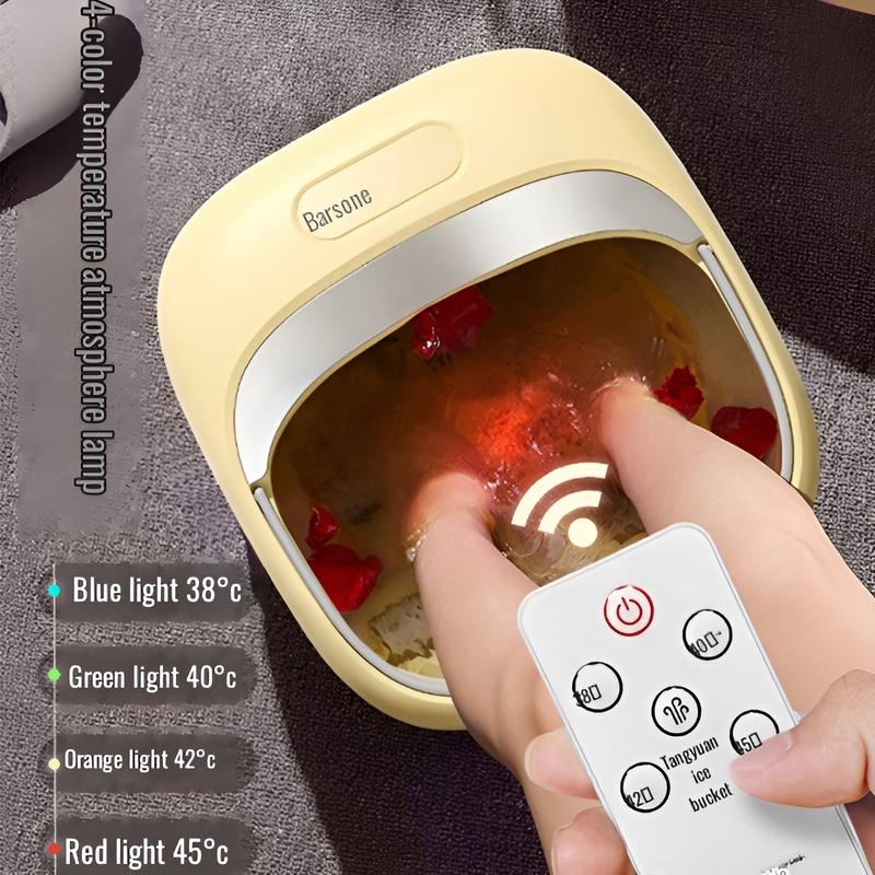 Home Foldable Foot Bath Bucket Fully Automatic Constant Temperature Heating Foot Bath Massage Machine