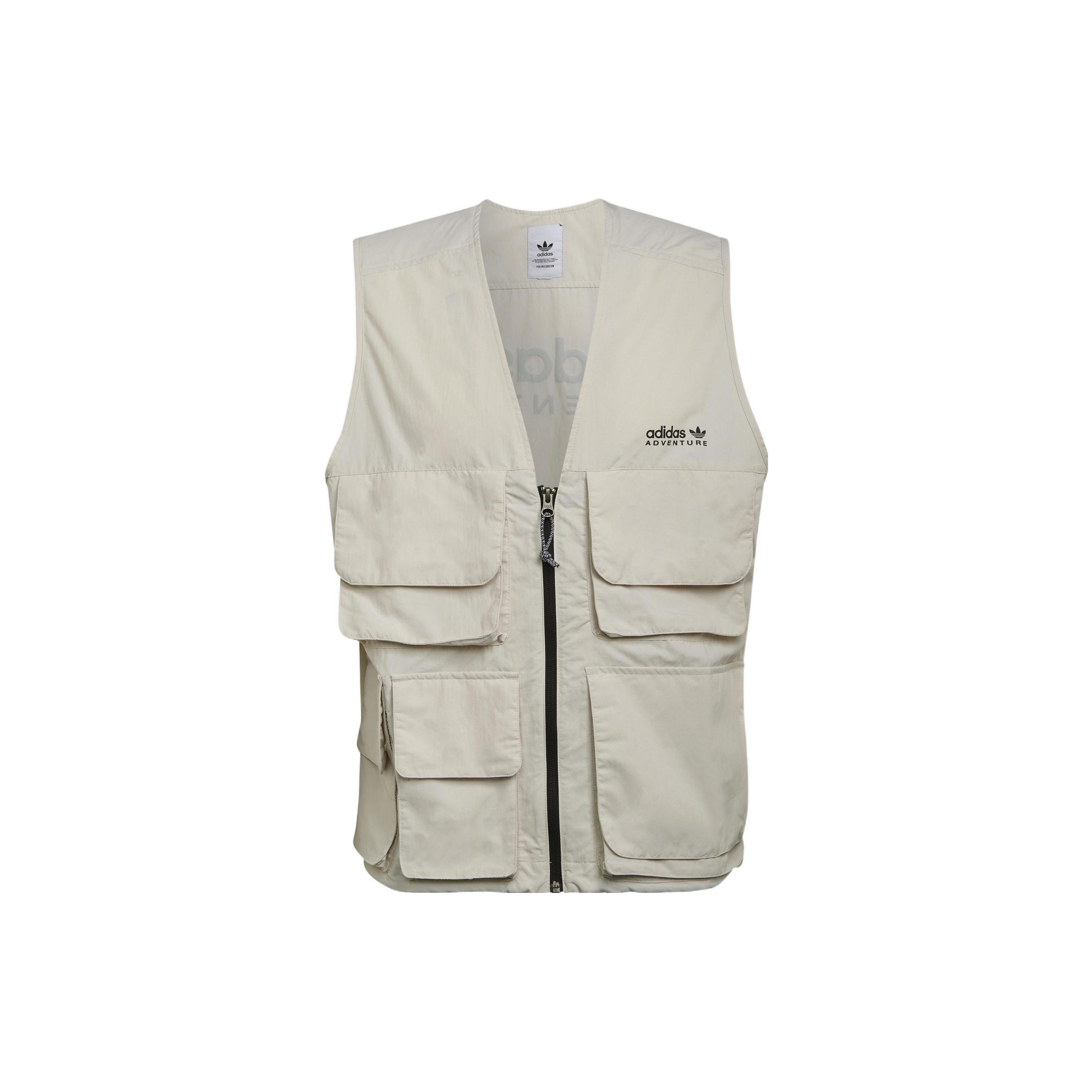 adidas Adventure Multi-Pocket Vest  White  Men s HF4776 M