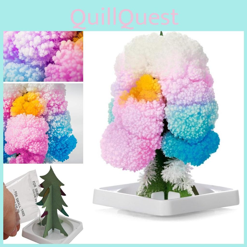 Paper Tree Magic Tree Amazing Flowering And Crystal Growing Toy For Kids