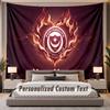 Custom Name Text Tapestry Portsmouth FC Personalized Polyester Wall Tapestry For Bedroom And Room