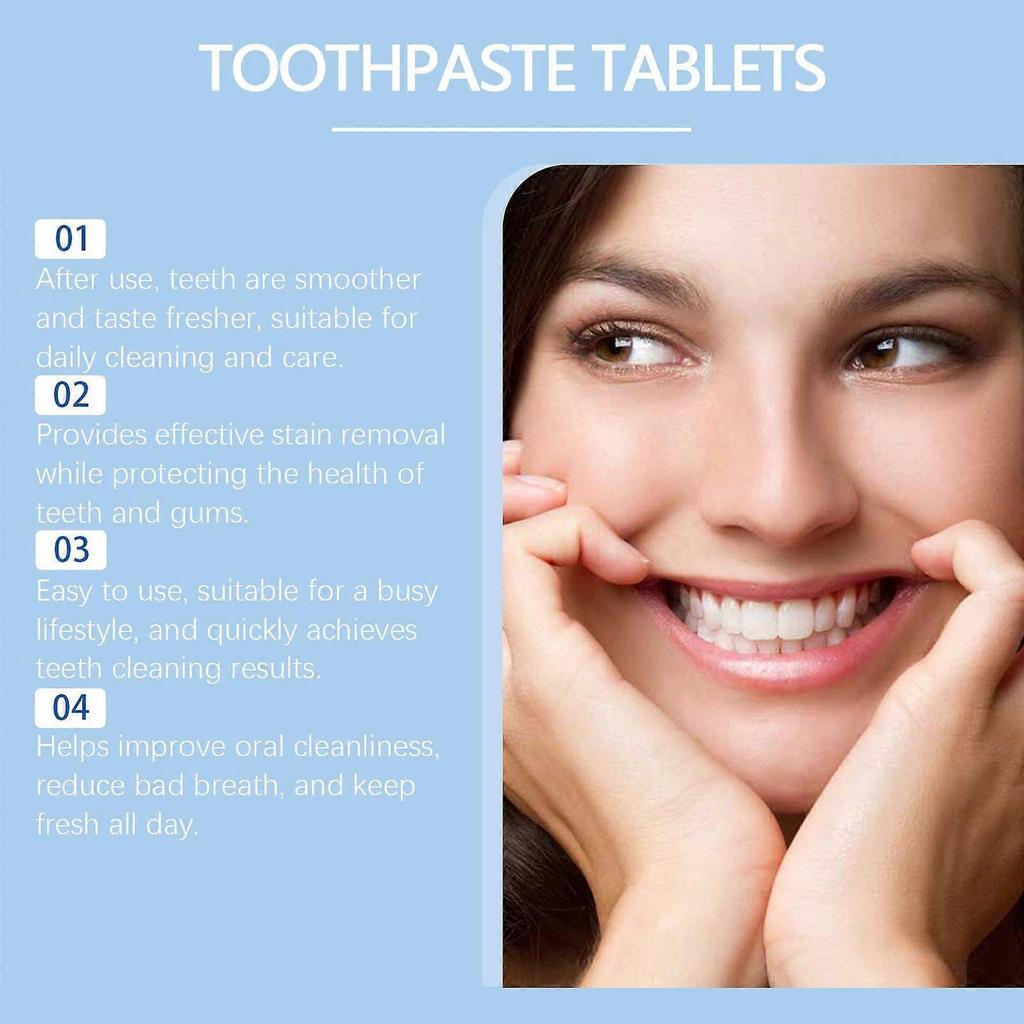 Mint toothpaste tablets series protect teeth, clean tooth stains, refresh oral