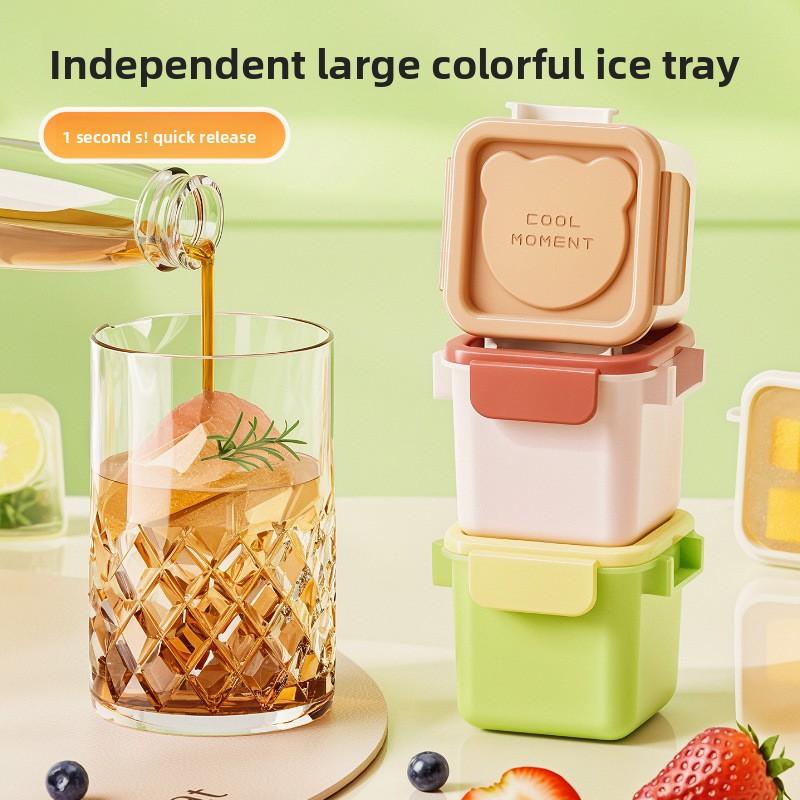 

Easy Release Home Summer Bear Bite Ice Lattice Moulds 1PC кремовый