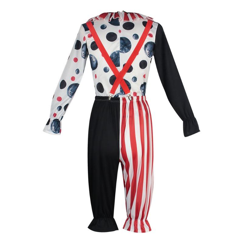 European and American Halloween circus clown costumes Variety of clown cos costumes Funny stage costumes