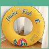 Stock Inflatable Swim Ring For Adults And Children With Abc Letters Thickened Material