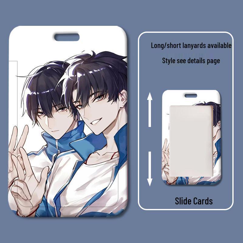 Cartoon Sliding Cover ID & Badge Holder for Students