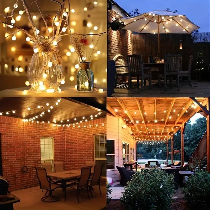 1pc Sphere String Lights Battery Operated Indoor Fairy Lights Holiday Accessories For Indoor Outdoor Decoration Bedroom Party