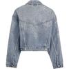 Levis X Beyoncé Collaboration Paisley Rhinestone Pattern Loose Denim Jacket Women Jackets A9456-0005