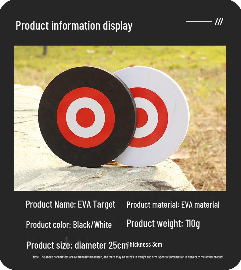 Frisbee Archery EVA Moving Foam Target for Outdoor Bow Training