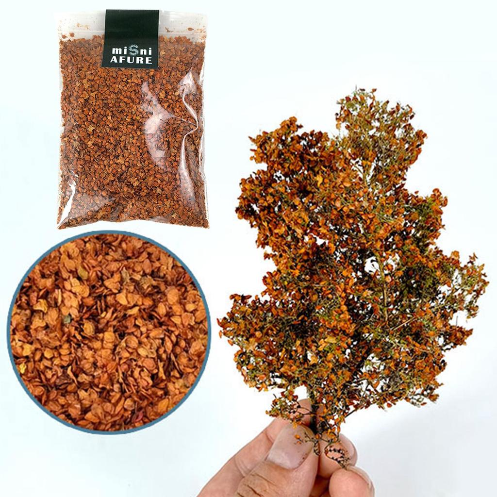 Micro Landscape Leaves 50ml Ground Cover Scene Accessories Leaf for Garden Model Train Sand Table Dioramas Layout