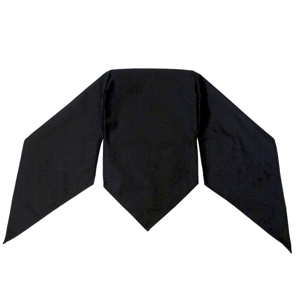 Sentsuki Bandana Large Black Inner One Size Fits 1090K Cap, Bandana, Cap, Cafe, Dining, Uniform, Unisex, Black, All,