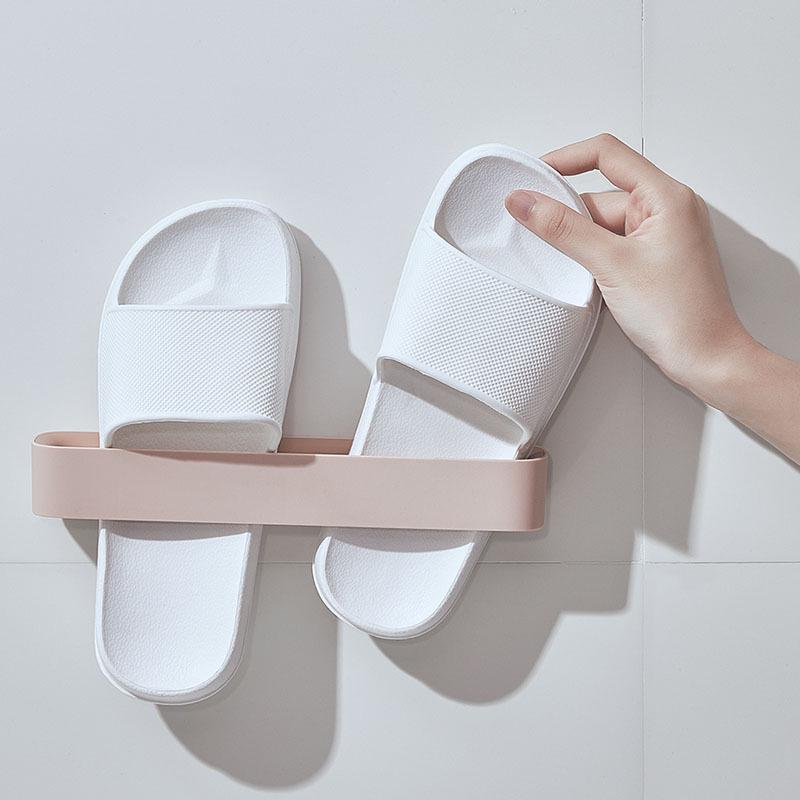Punch-Free Wall-Mounted Shoe Storage Rack for Bathroom and Bedroom