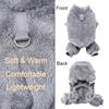 Winter Dog Clothes Warm Fleece Pet Jumpsuit Overalls For Small Medium Dogs Puppy Pajamas Coat Chihuahua French Bulldog Costumes