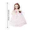 Attractive Eyes 30cm Bjd Doll with Clothes Long Hair Princess Makeup Ball Joint Doll  Birthday Gift