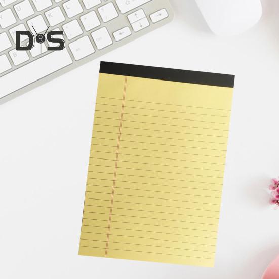 4Pcs Color Notepad 50 Sheets Printing Lined Paper Pads Duplex Printing Notebook Note-taking Paper Set Office Stationery Supplies