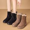 Snow Boots for Women 2025 New Winter Thick Cotton Warm Short Boots  Casual and Plush Outdoor Cotton Boots for Women