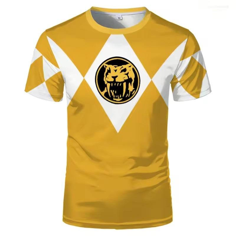 3D Dinosaur Print Sports Quick-dry Breathable Men Mesh T-shirt Outdoor Casual Street Fashion Men Short Sleeve Top Clothing