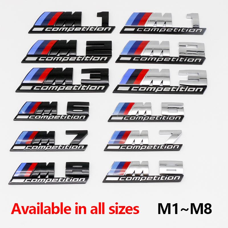 AYXO5 3D Logo Sticker BMW M Sport Tri-Color Emblem Badge For M1 M2 M3 M4 M5 M6 M7 M8 X1 X3 X5 X6 Waterproof Fender Trunk Accessories