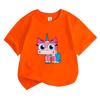 Unikitty Cartoon Children's T-Shirt 100% Cotton Graphic Printing Kids Tees Cute Boys Baby Girls Tops O-Neck Short Sleeve Summer