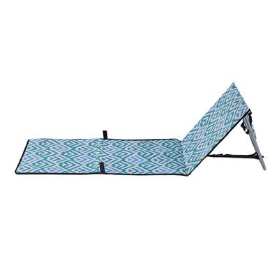 Outdoor Beach Mat Oxford Cloth Steel Pipe Gear Adjustment Folding Sitting and Lying Dual-Purpose Chair Camping Lunch Break Moisture-Proof Picnic Mat